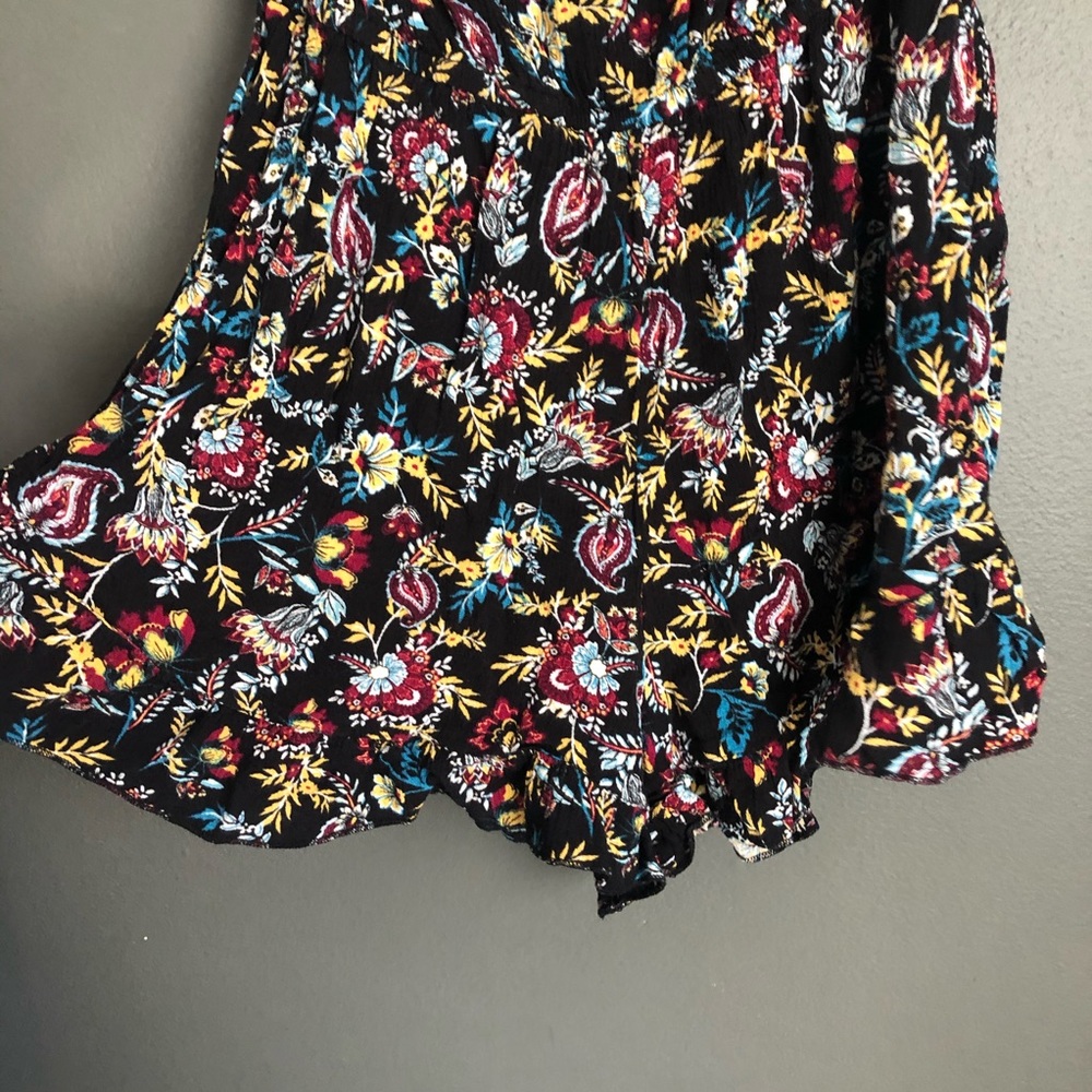 FLORAL PRINT ROMPER - Picture 2 of 4